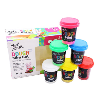 Mont Marte Kids Dough Mini Set 6pce x 60gm