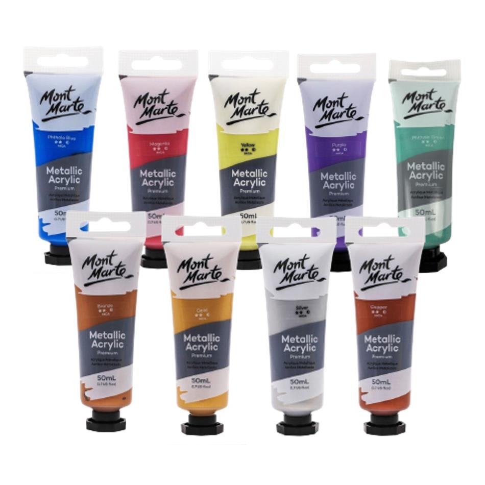 Mont Marte Metallic Acrylic Paint 50ml