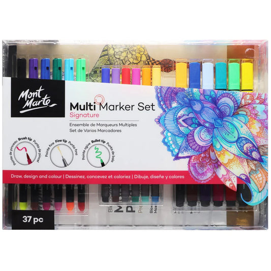 Mont Marte Multi Marker Set 37pc