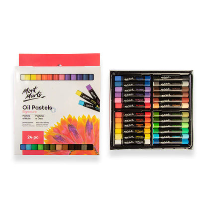 Mont Marte Oil Pastels 24 pce