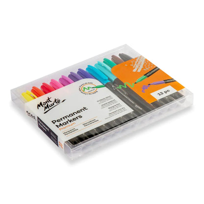 Mont Marte Permanent Markers 12pc