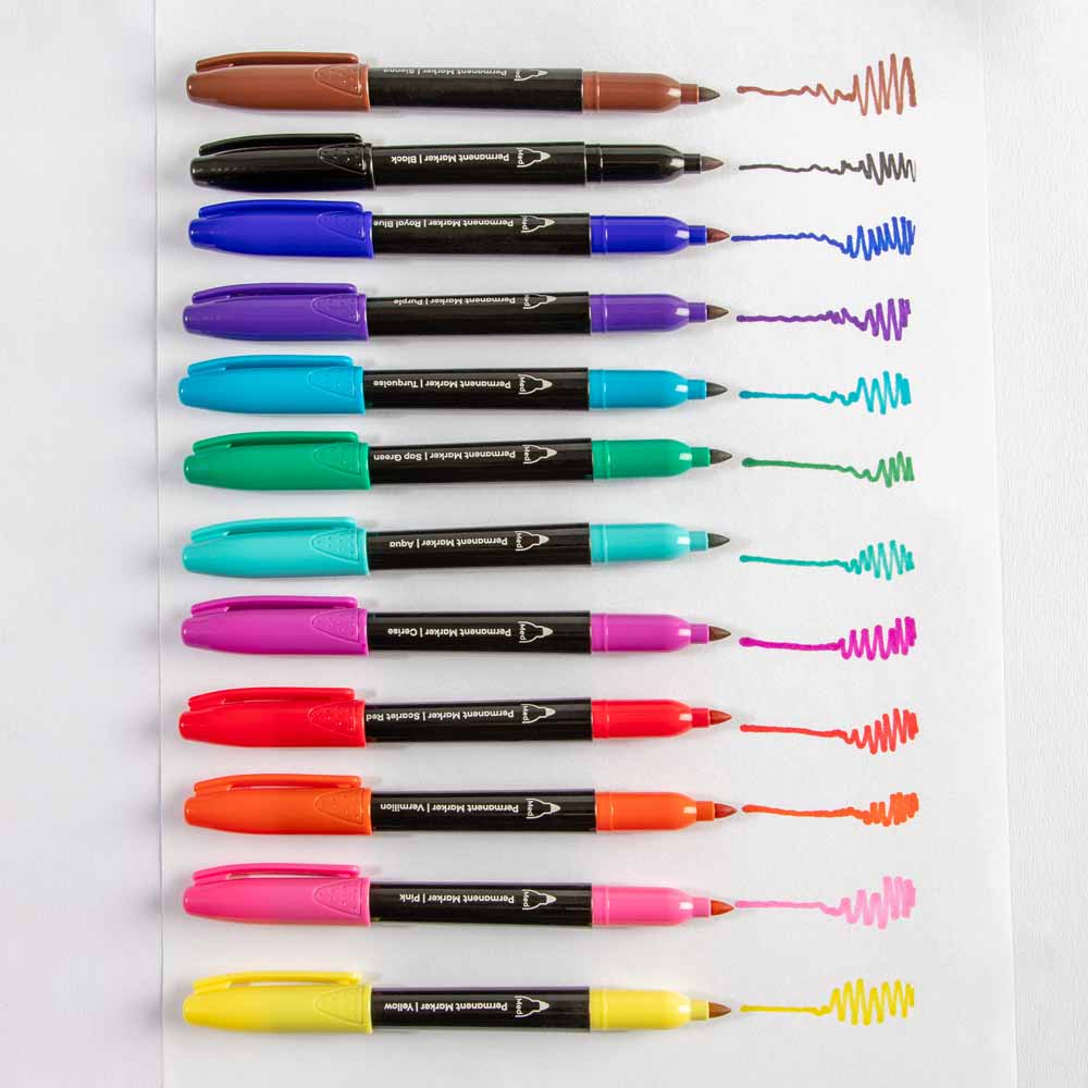 Mont Marte Permanent Markers 12pc