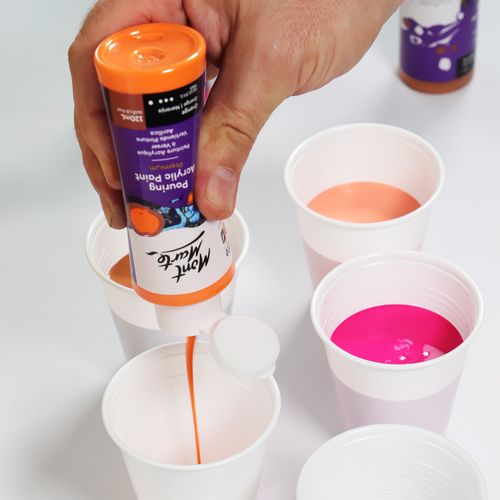 Mont Marte Pouring Acrylic 120ml 4pce - Coral - #product_vendor