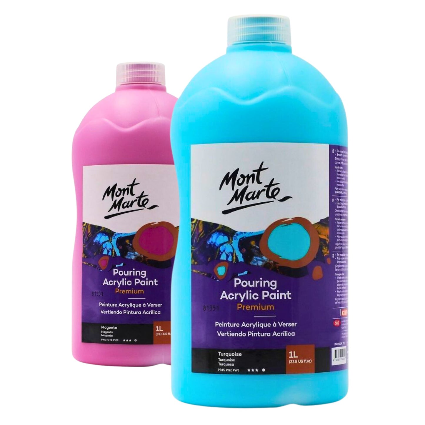 Mont Marte Pouring Acrylic 1 Litre