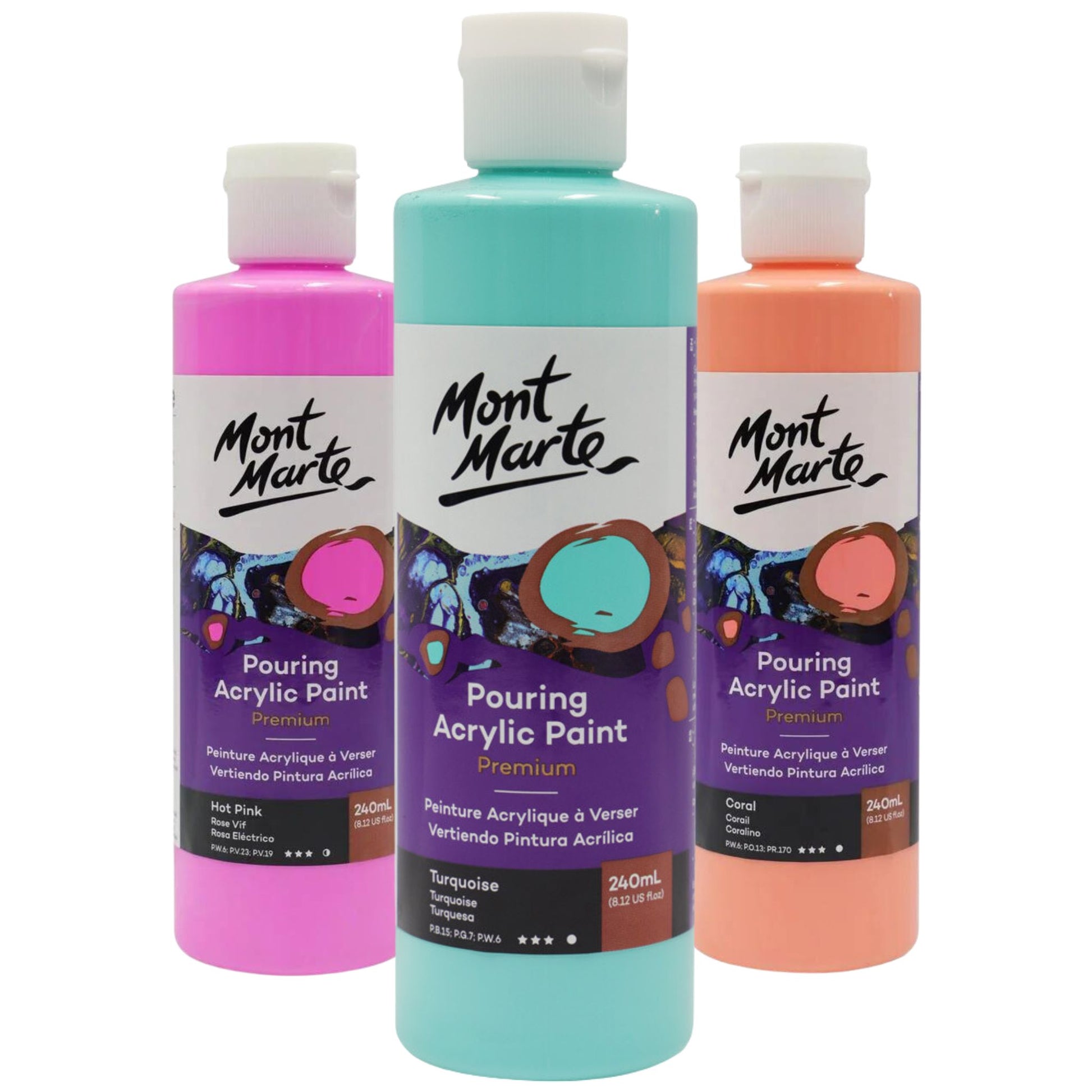 Mont Marte Pouring Acrylic 240ml