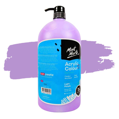 Mont Marte Signature Acrylic Paint 2 Litres Light Purple