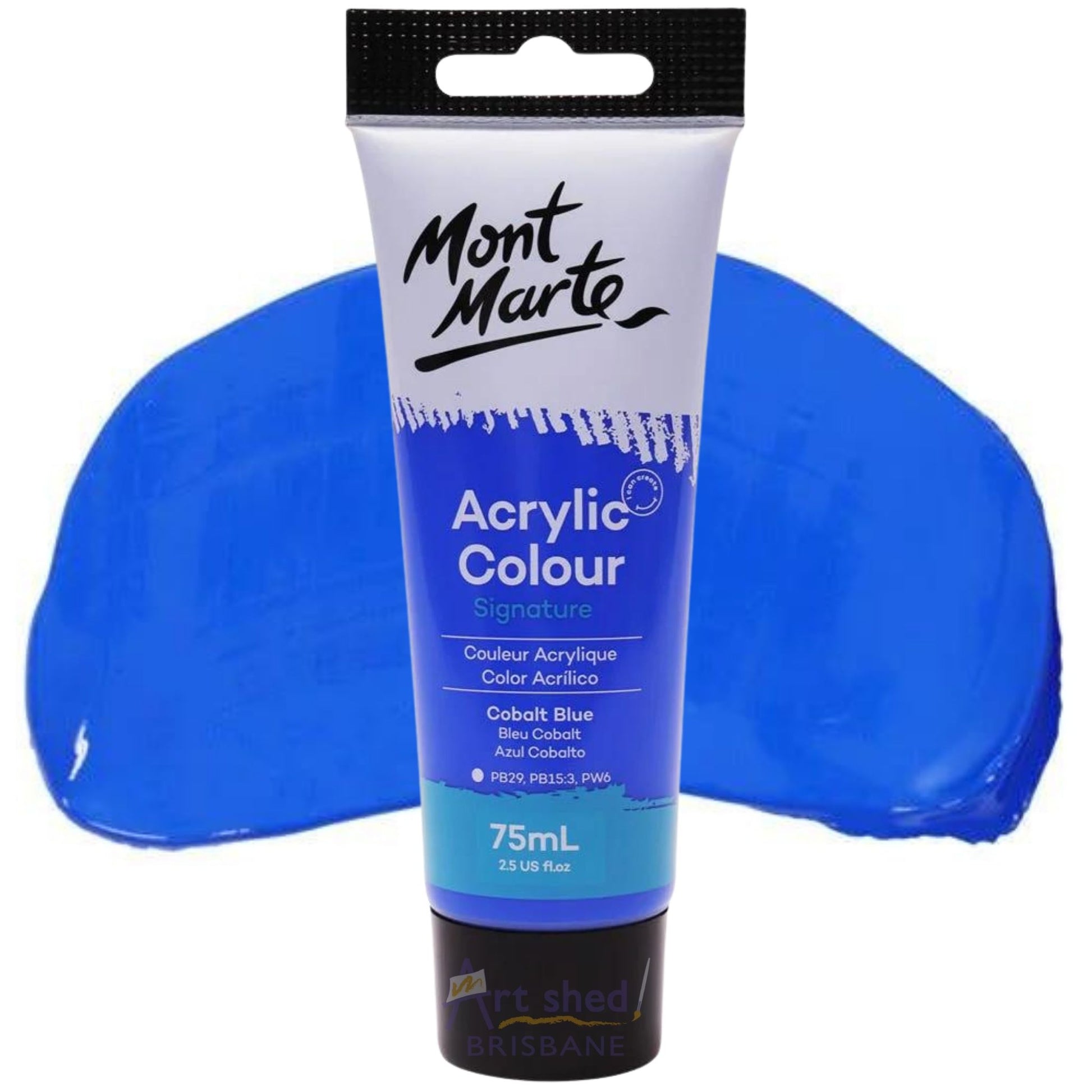 Mont Marte Signature Acrylic Paint 75ml Cobalt Blue