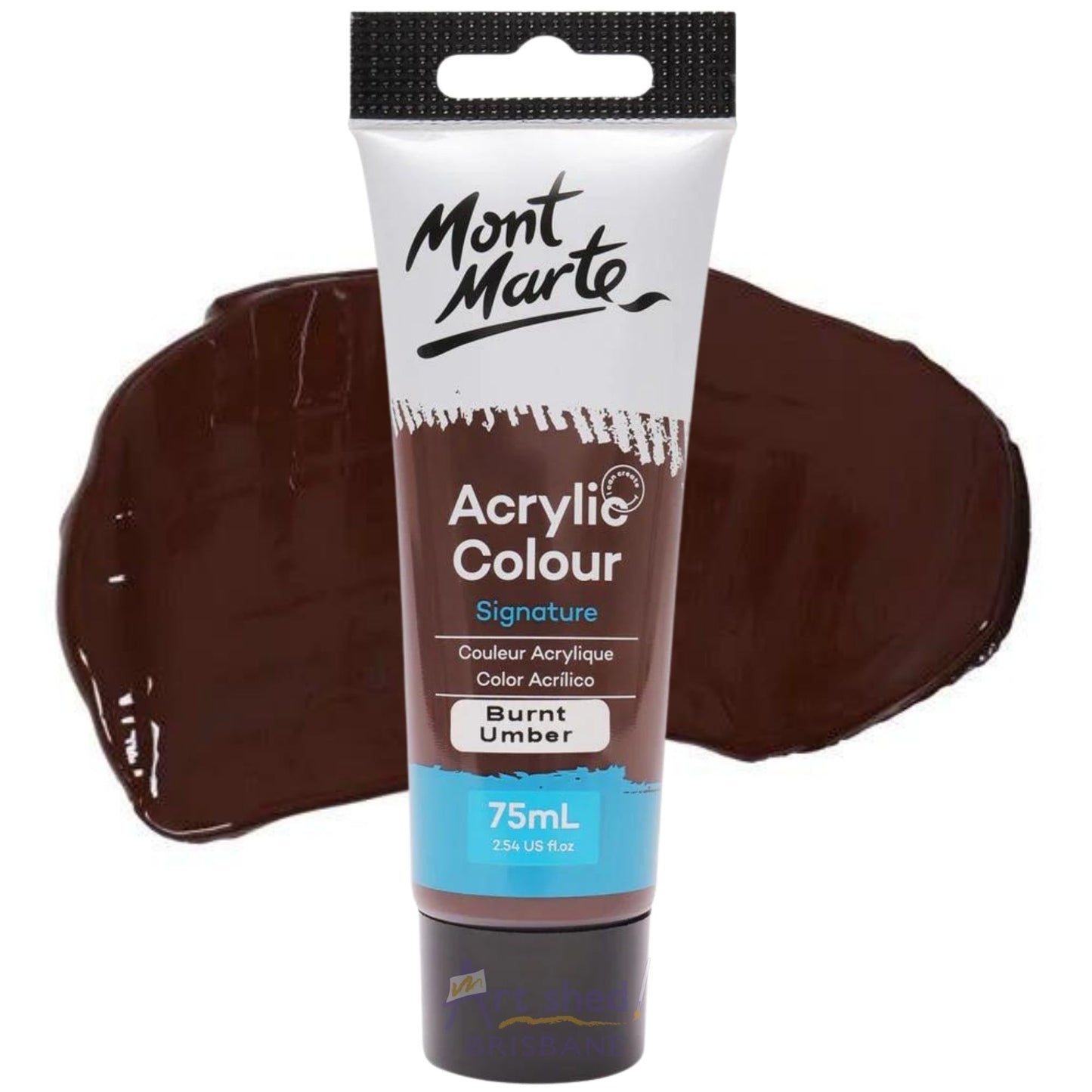 Mont Marte Signature Acrylic Paint 75ml BURNT UMBER