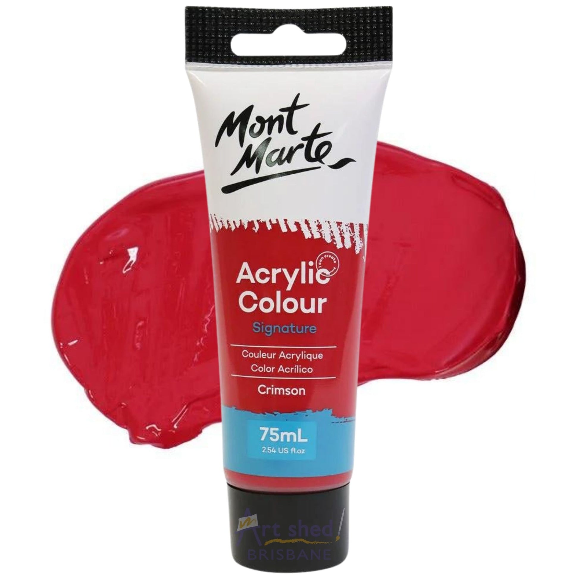 Mont Marte Signature Acrylic Paint 75ml CRIMSON