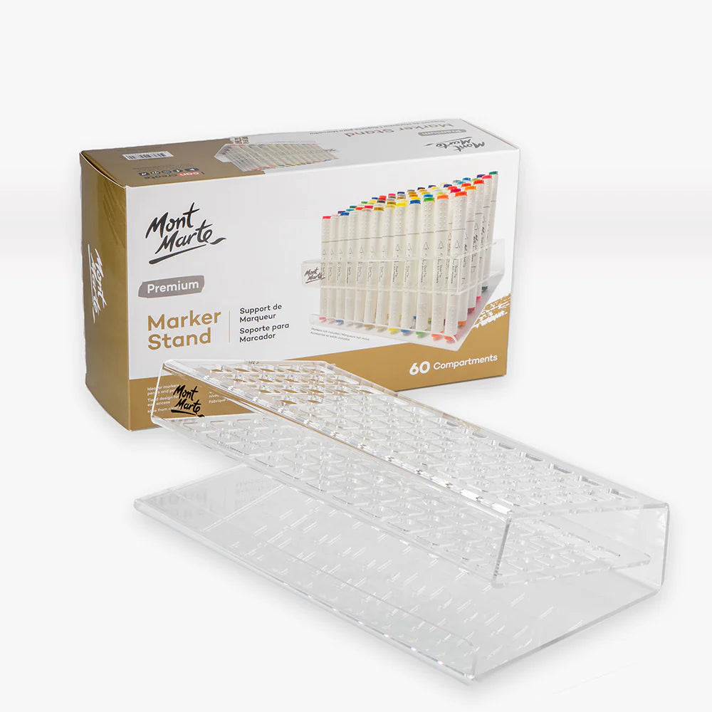 Mont Marte Slanted Stand for Alcohol Markers 60 slot