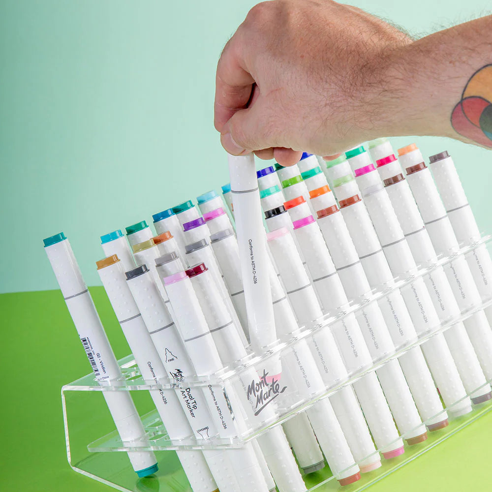 Mont Marte Slanted Stand for Alcohol Markers 60 slot