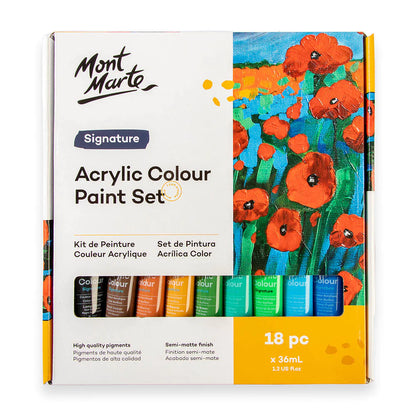 Mont Marte Studio Acrylic Paint Set 18pce x 36ml