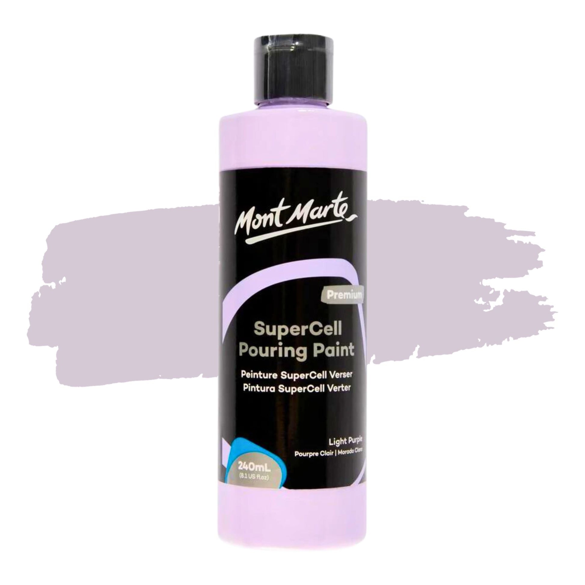 Mont Marte SuperCell Pouring Paint 240ml Light Purple