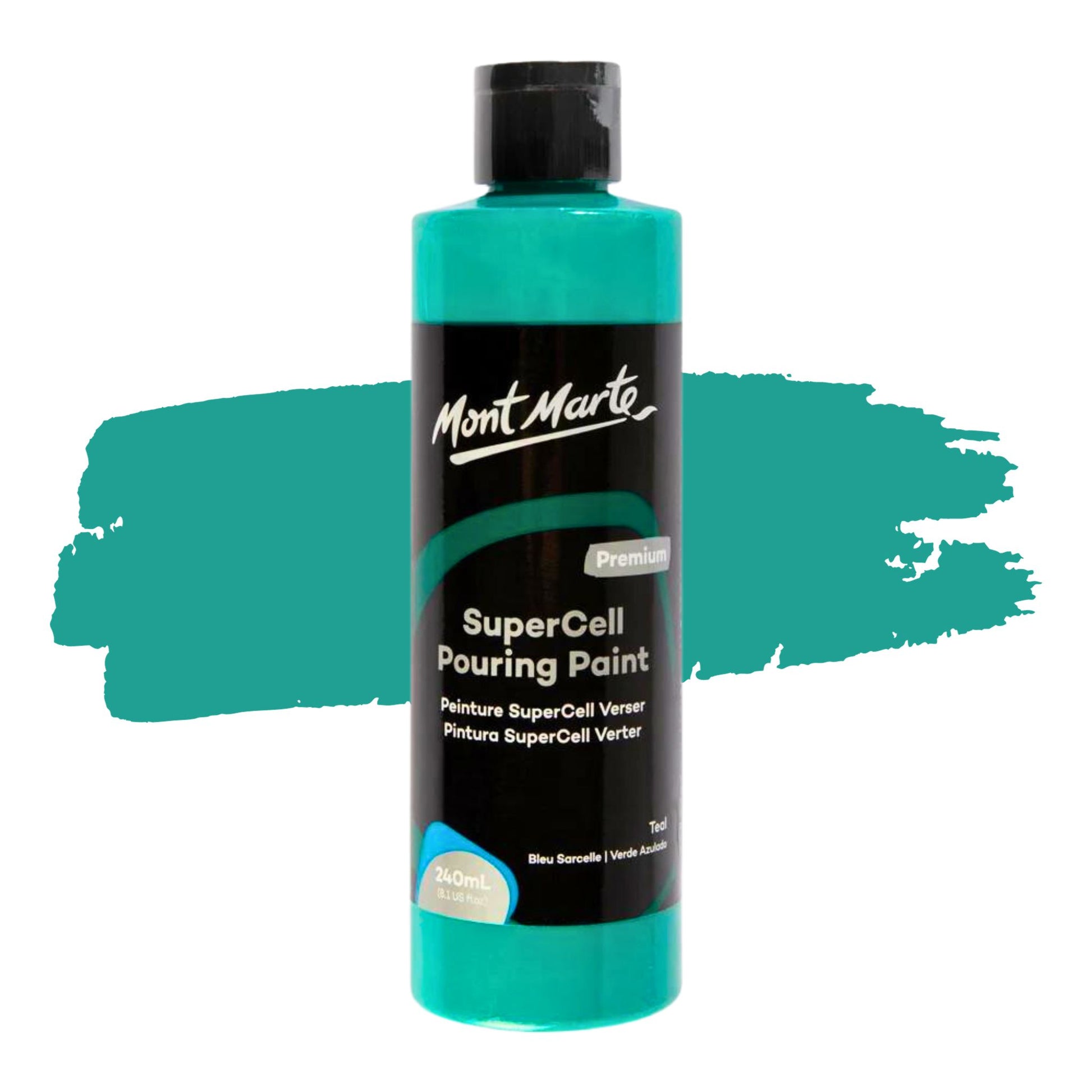 Mont Marte SuperCell Pouring Paint 240ml Teal