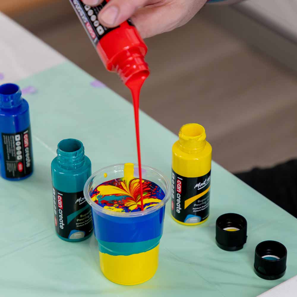 Mont Marte Supercell Pouring Paint Kit 67pc