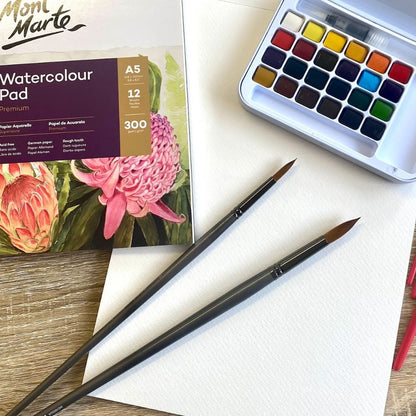 Mont Marte Watercolour Pad 300gsm 12 sheets