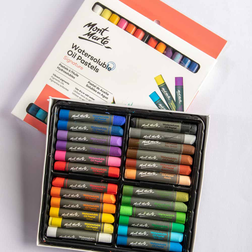 Mont Marte Watersoluble Oil Pastels 24pc