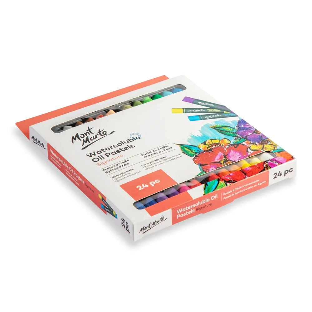 Mont Marte Watersoluble Oil Pastels 24pc