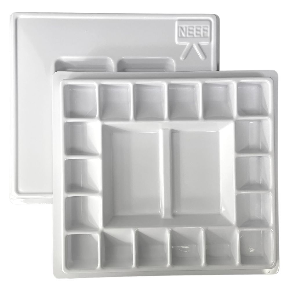 NEEF Travel Stay Wet Palette - 2 wells in lid - 245x275mm