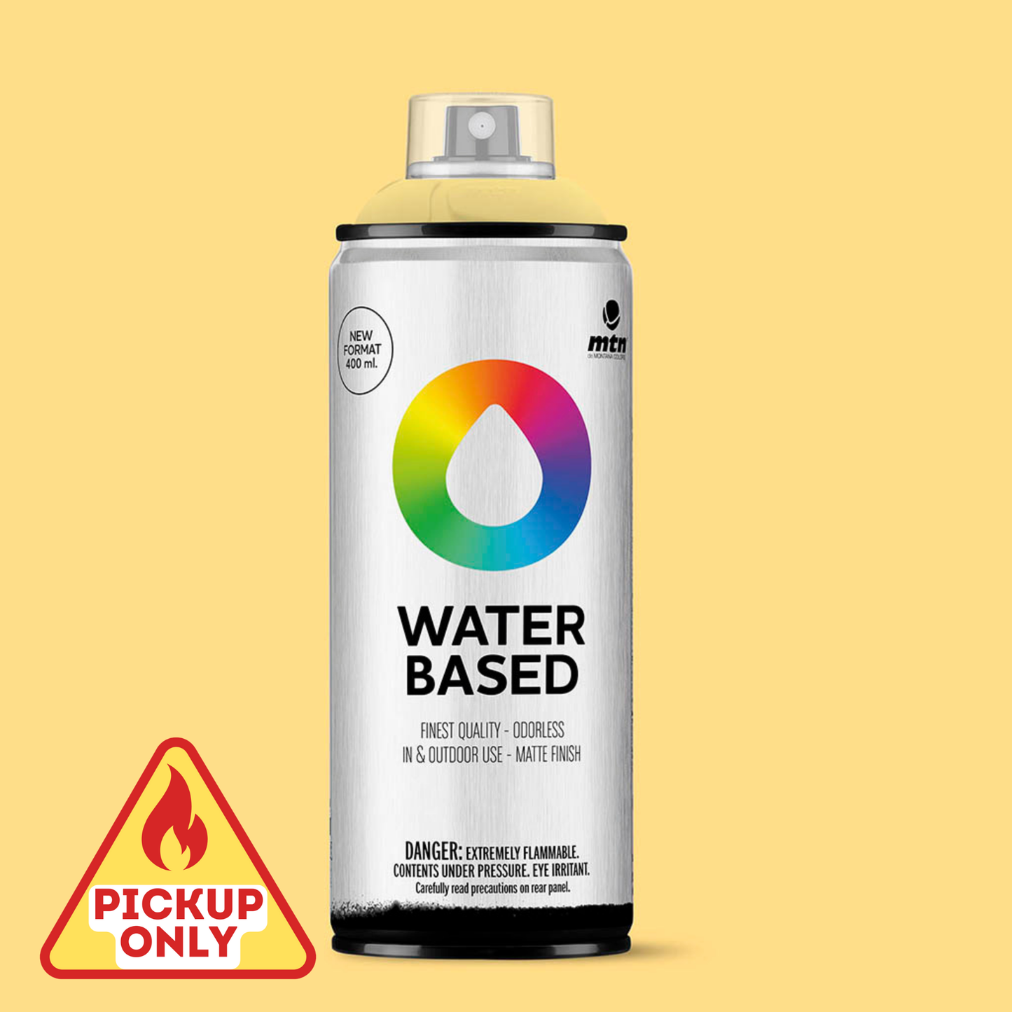 MTN Water-Based Spray Paint 400ml Naples Yellow