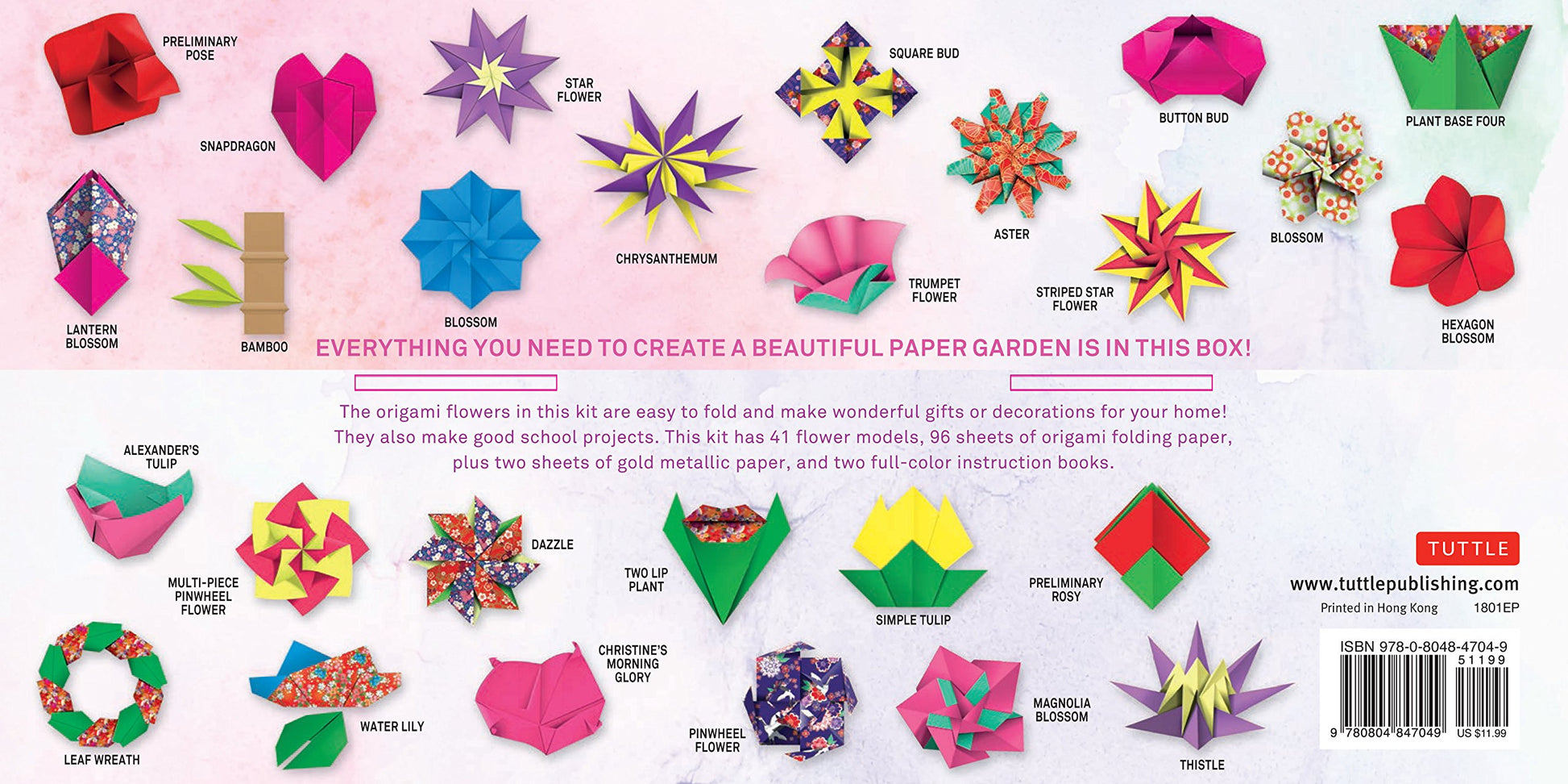 Origami Flowers Kit