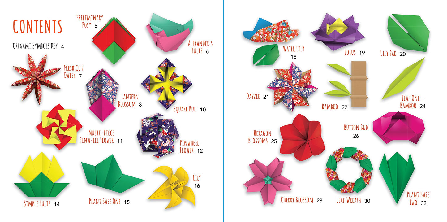 Origami Flowers Kit