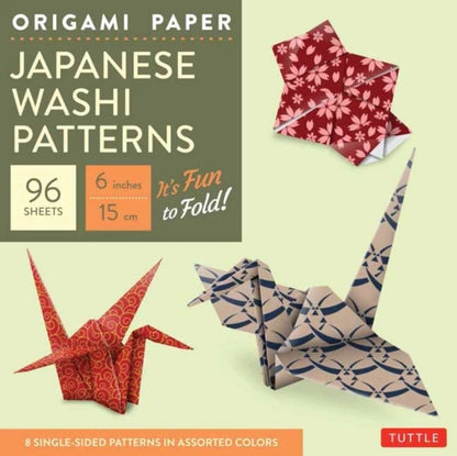 Origami Paper 15 x 15cm - Japanese Washi Patterns