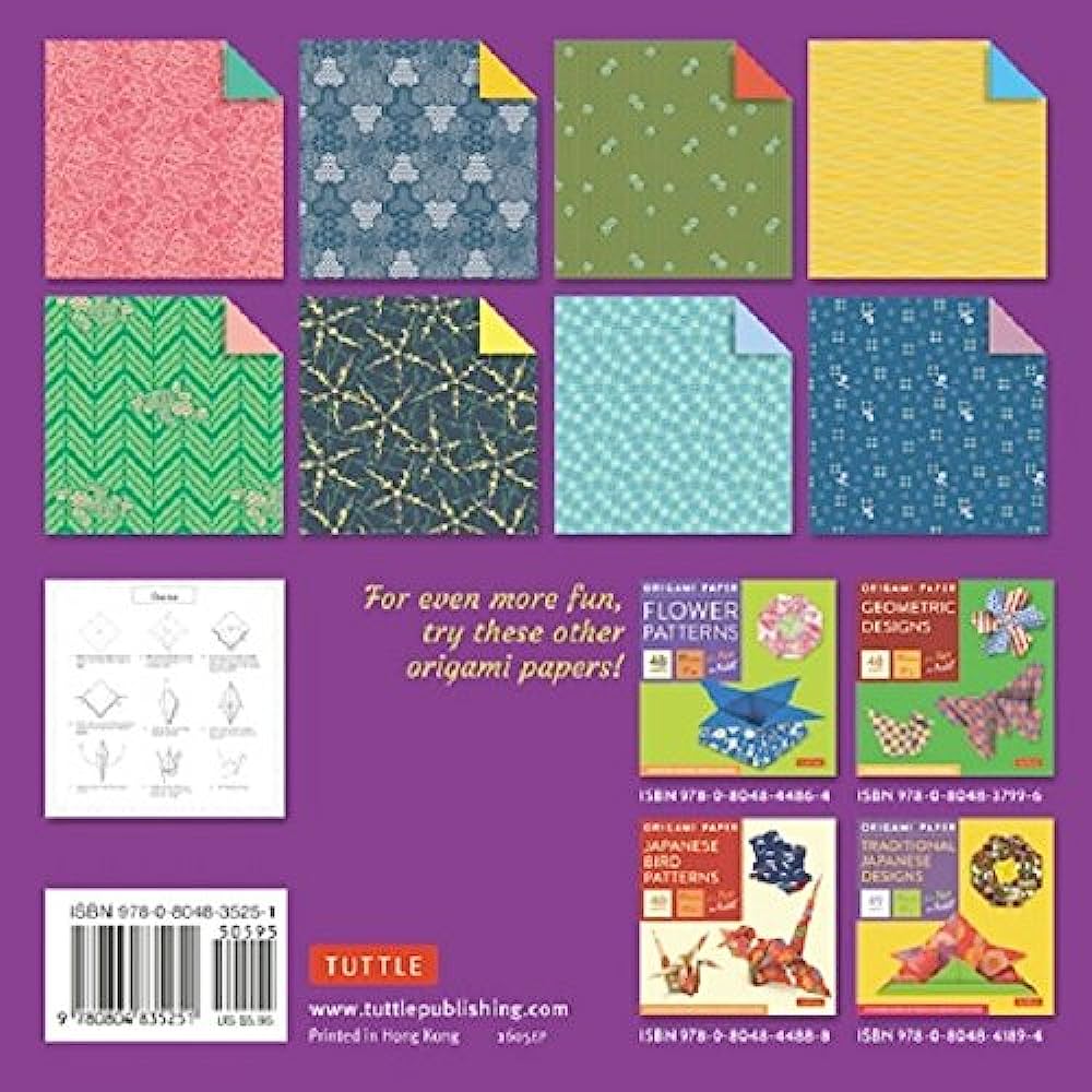 Origami Paper 17 x 17cm - Patterns