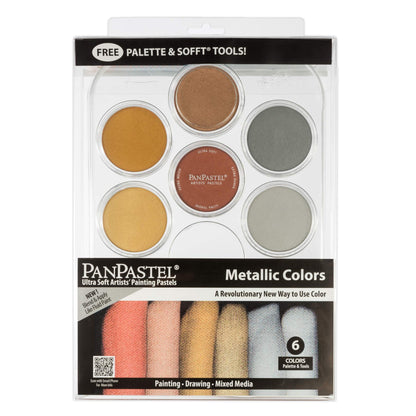 PANPASTEL STARTER SET of 7 - METALLICS