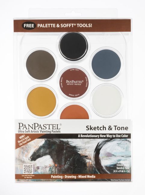 PANPASTEL STARTER SET of 7 - SKETCH and TONE