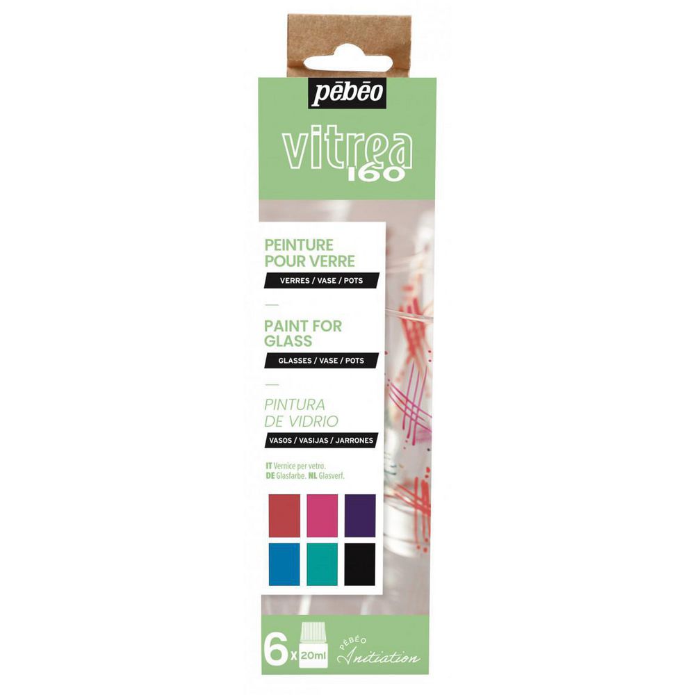 PEBEO Vitrea 160 Discovery Set B Gloss 6 x 20ml