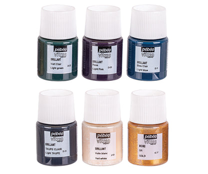 PEBEO Vitrea 160 Discovery Set Pastel 6 x 20ml - Pebeo