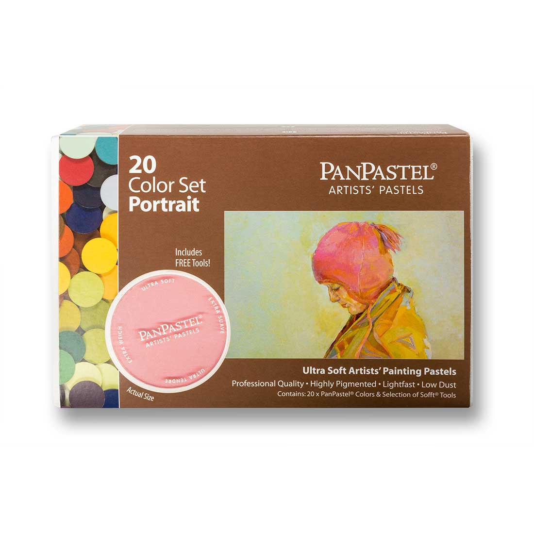 PanPastel Set of 20 with Sofft Tools - Portrait Colours