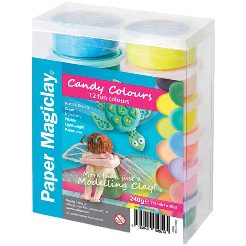 Paper Magiclay 240g Assorted Candy Colours