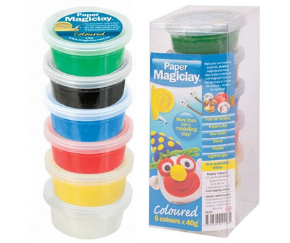 Paper Magiclay 240g Coloured