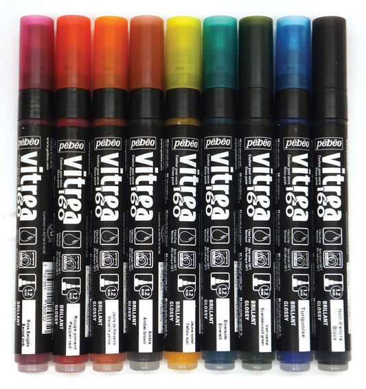 Pebeo Vitrea 160 Glass Marker 1.2mm - Gloss - Pebeo