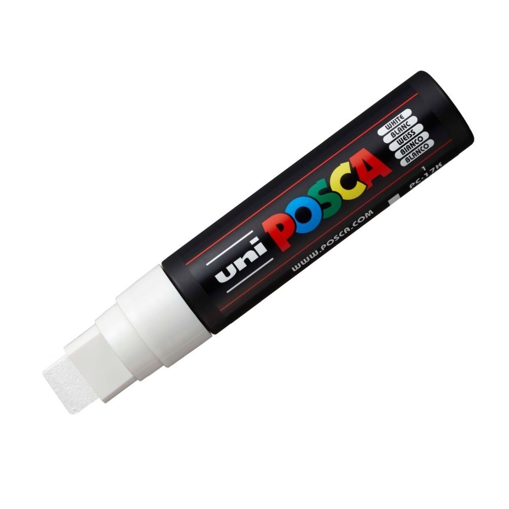 Posca 8K Bold Chisel - Pack of 4 Black White