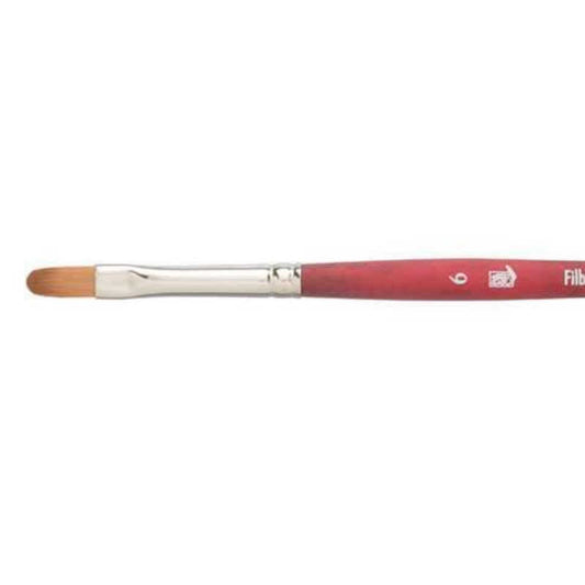 Princeton Velvet Touch 3950 Syn Short Handle Filbert