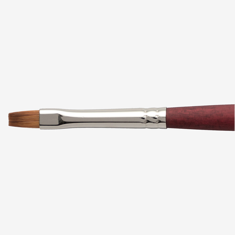 Princeton Velvet Touch 3950 Syn Short Handle Mini Flat Shader