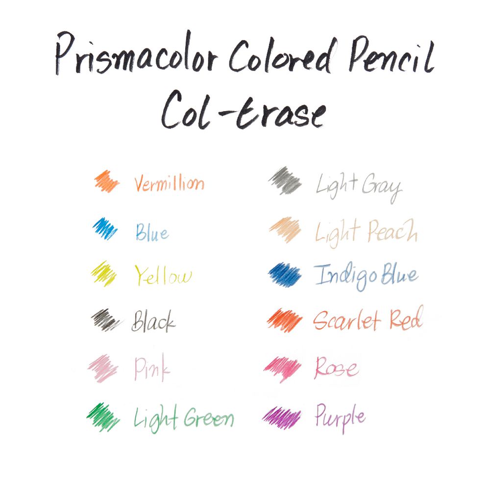 Prismacolor COL-ERASE Pencil Set of 12