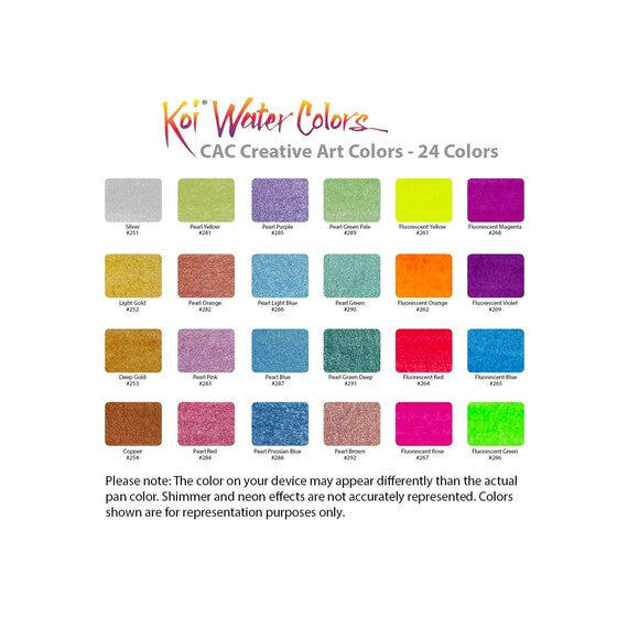 Sakura KOI Creative Art Colours Set 24 Assorted