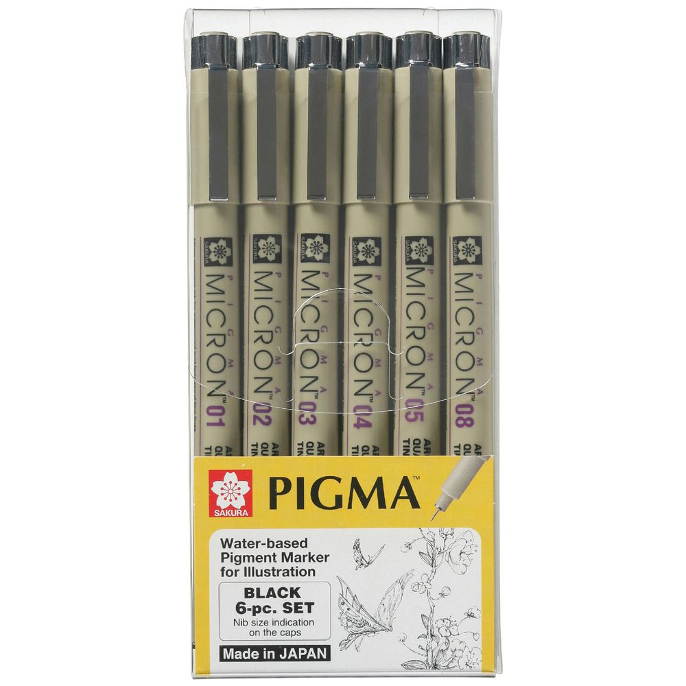 Sakura Pigma Micron Drawing Set 6pc