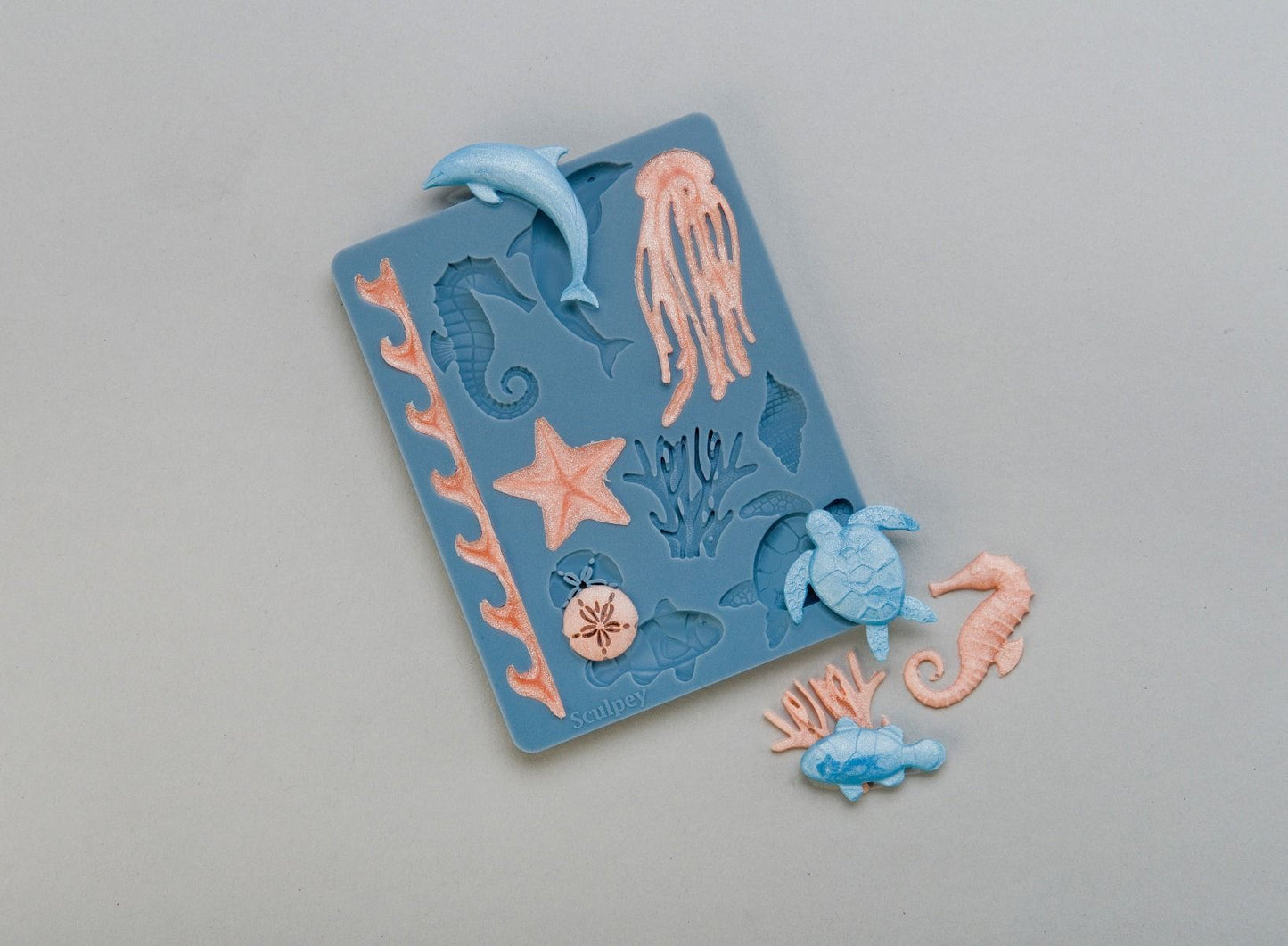 Sculpey Silicone Mold - Sea Life