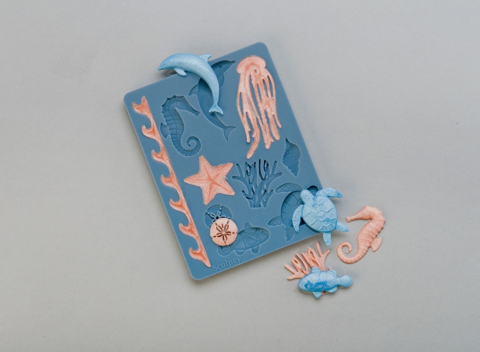 Sculpey Silicone Mold - Sea Life