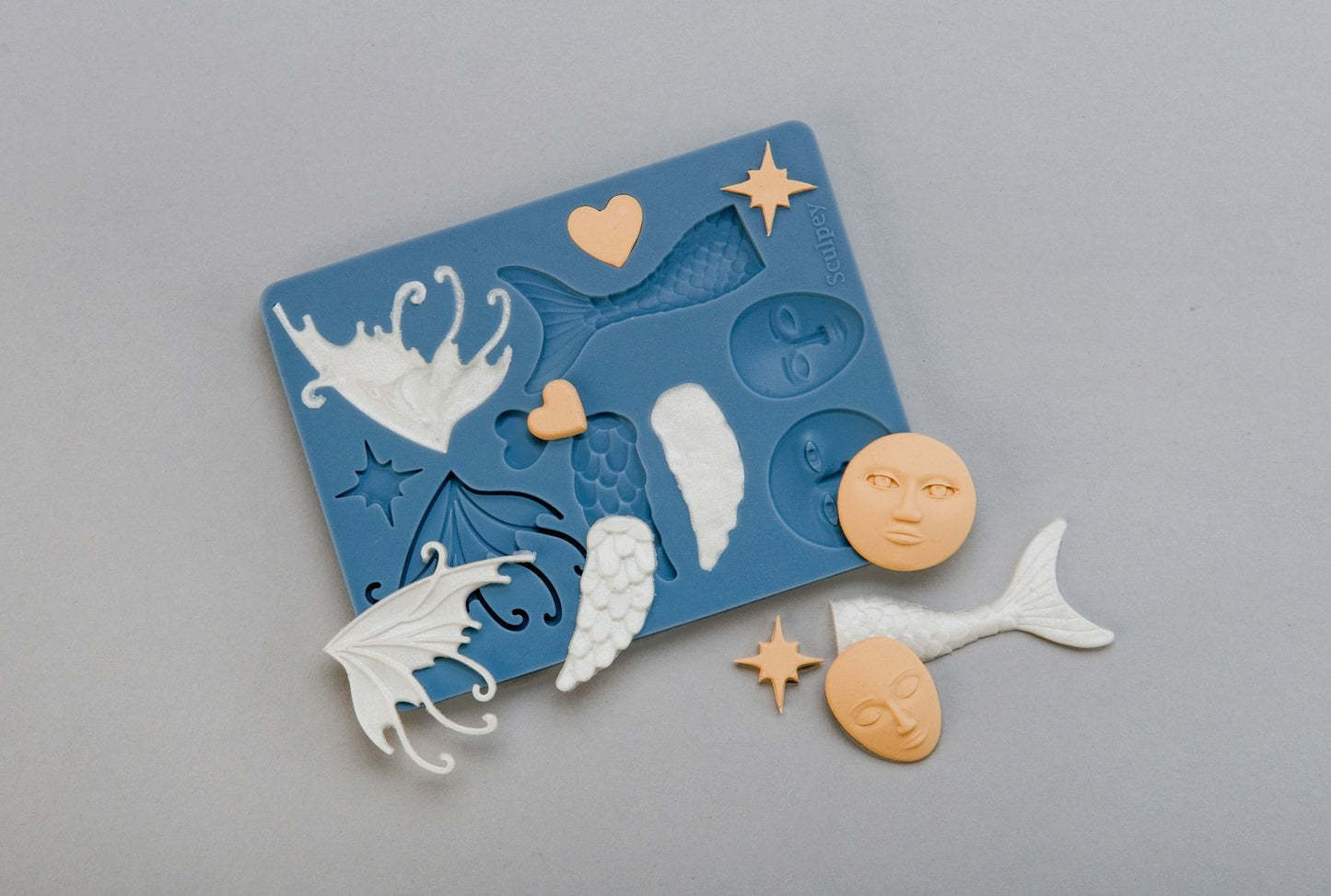 Sculpey Silicone Mold - Whimsy