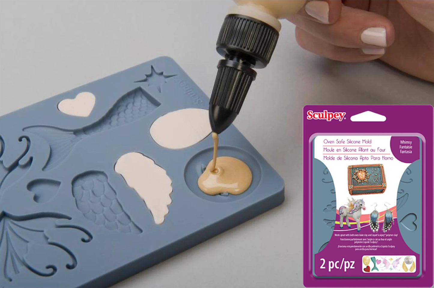 Sculpey Silicone Mold - Whimsy