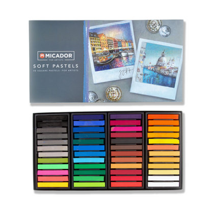 Micador for Artists Soft Pastels Assorted Colours Set of 48