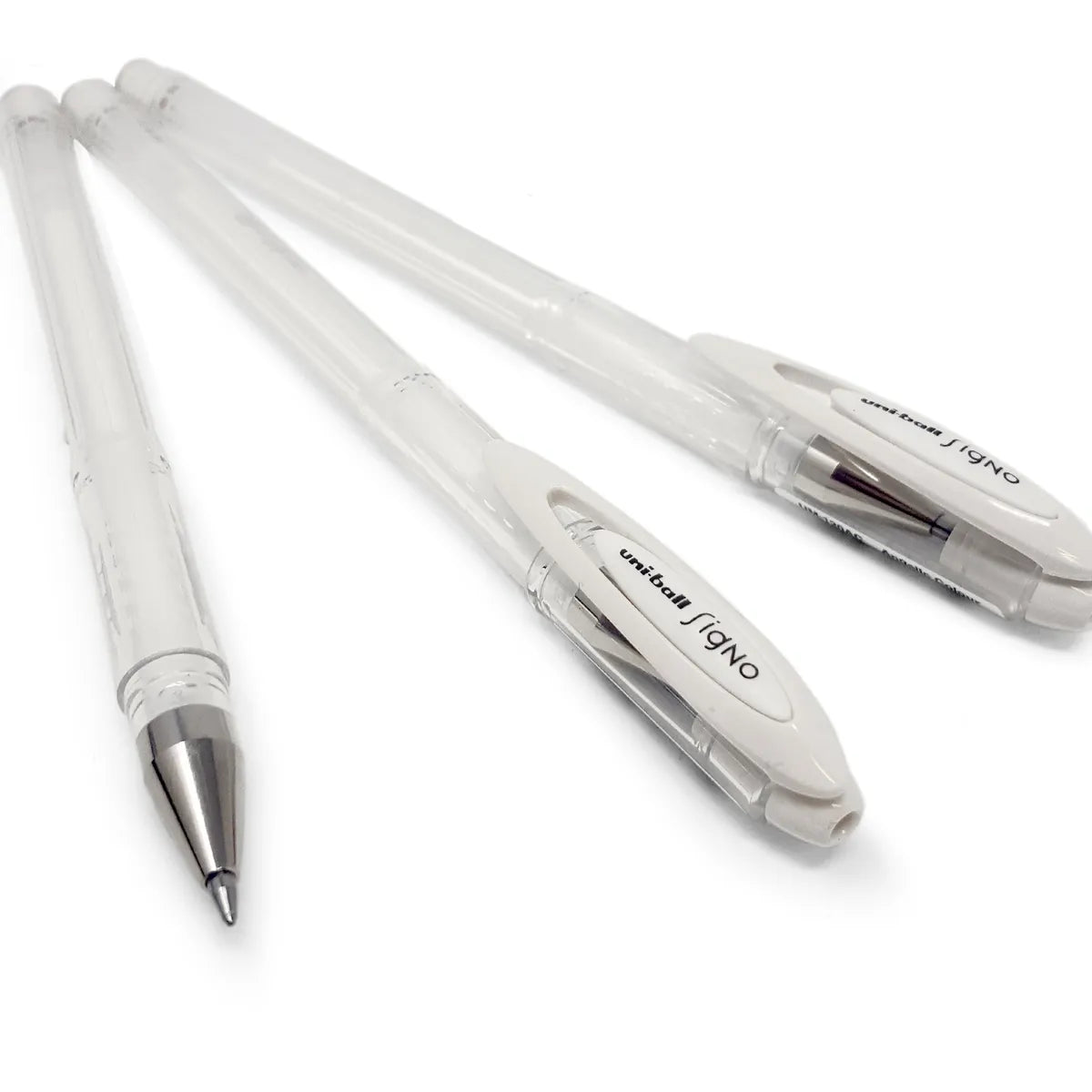 Signo Gel Ink Pen - 0.7mm Fine - White - Uni-ball