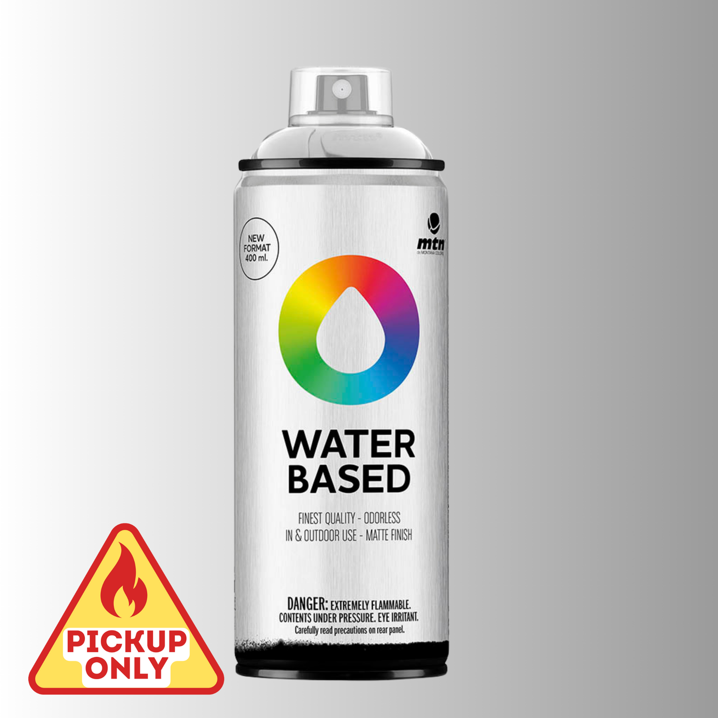 MTN Water-Based Spray Paint 400ml Silver