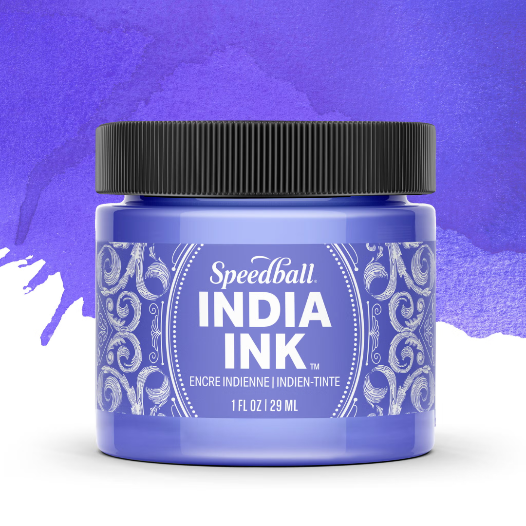 Speedball India Ink 29ml Amethyst